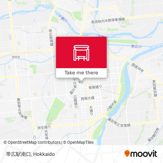 帯広駅南口 map