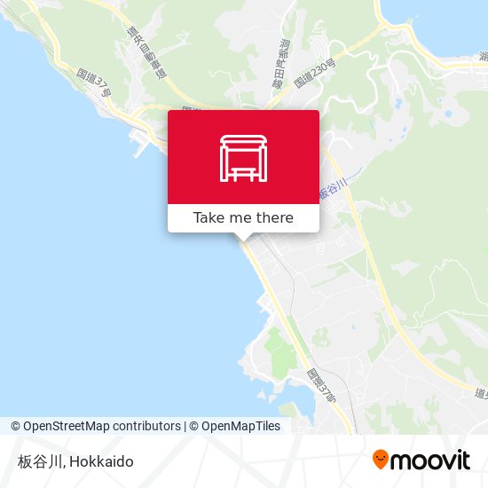 板谷川 map