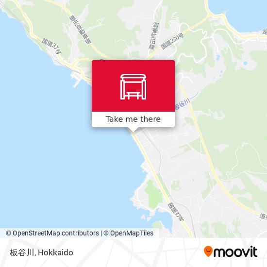 板谷川 map
