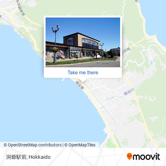 洞爺駅前 map