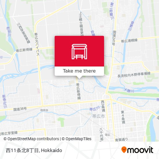 西11条北8丁目 map