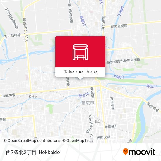 西7条北2丁目 map