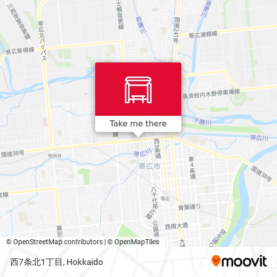 西7条北1丁目 map