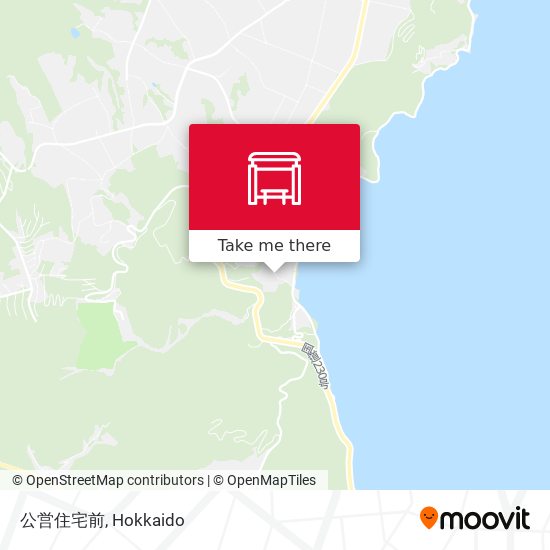 公営住宅前 map