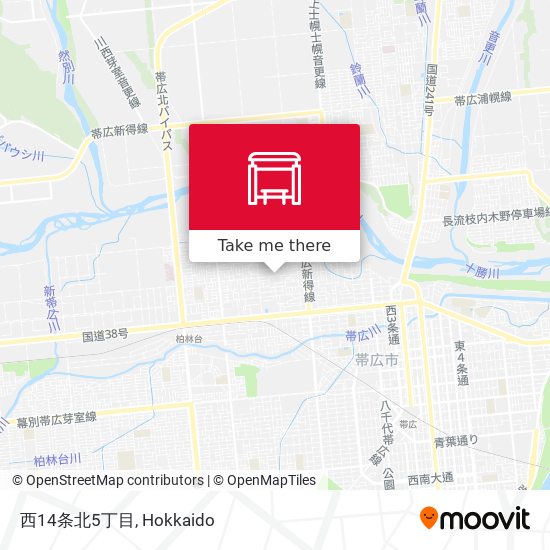 西14条北5丁目 map