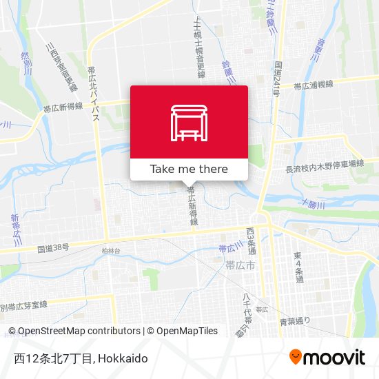 西12条北7丁目 map