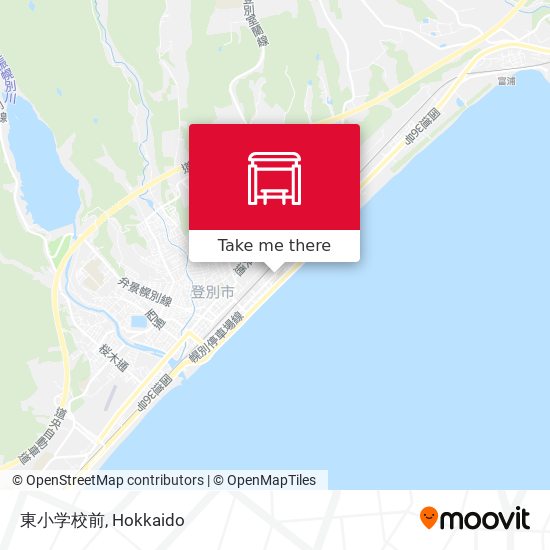 東小学校前 map