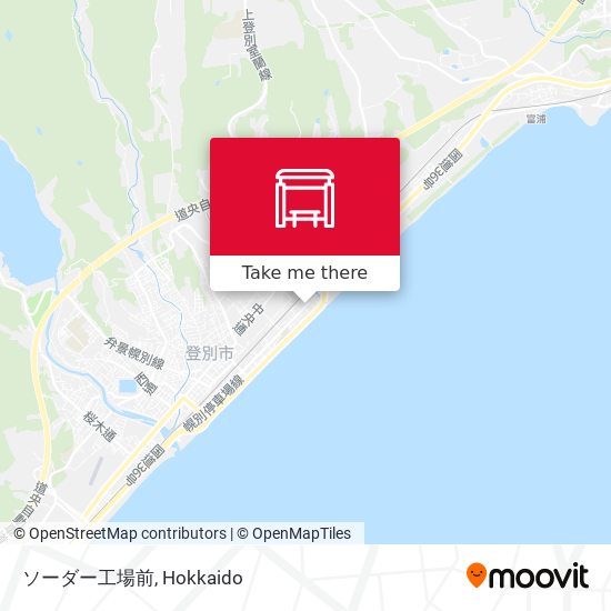 ソーダー工場前 map