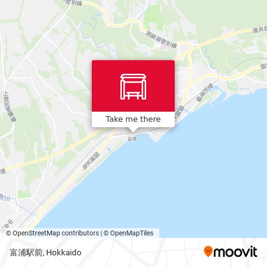 富浦駅前 map
