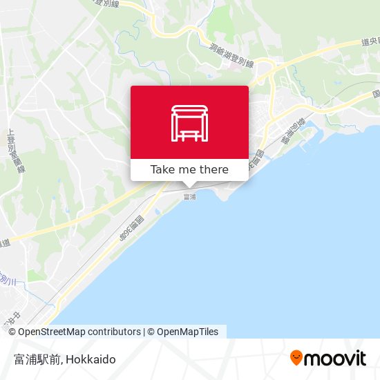 富浦駅前 map