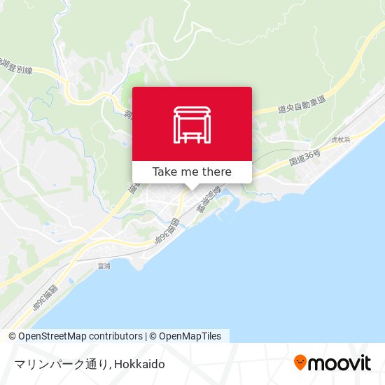 マリンパーク通り map