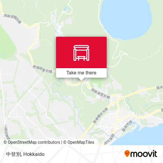 Naka-Noboribetsu map