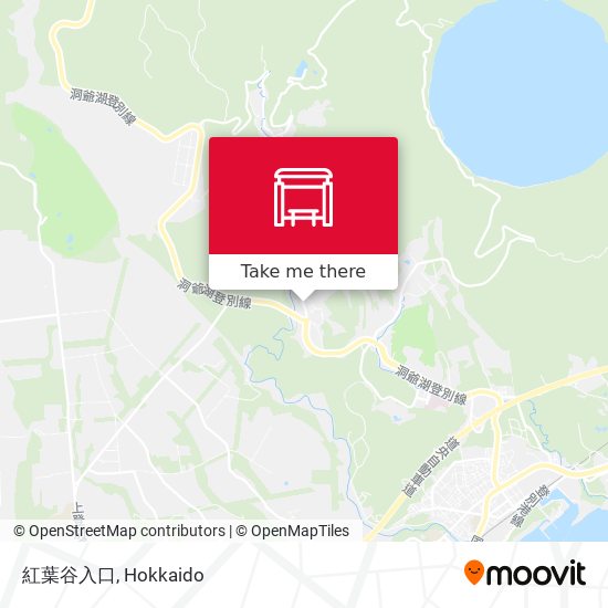 紅葉谷入口 map