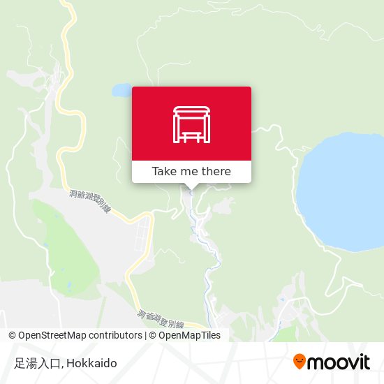 足湯入口 map