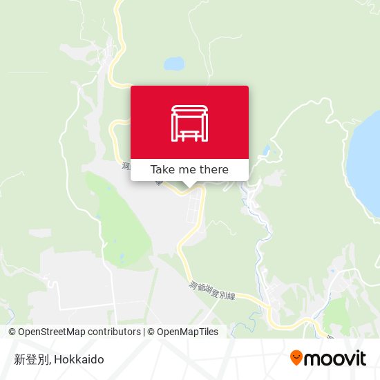 新登別 map