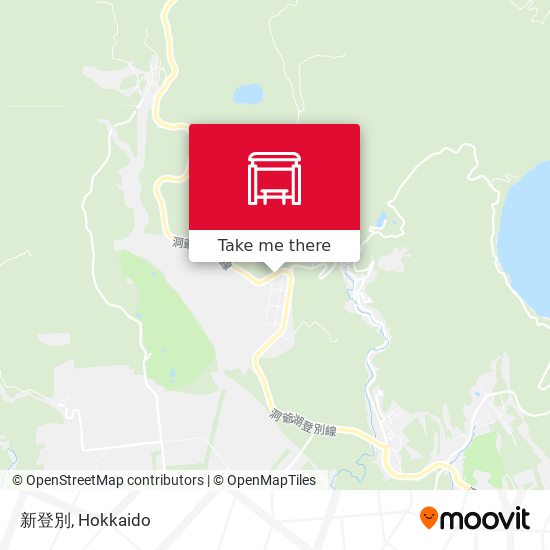 新登別 map