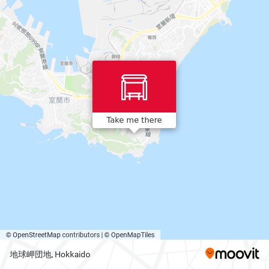 地球岬団地 map