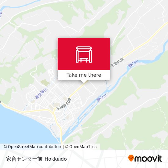 家畜センター前 map