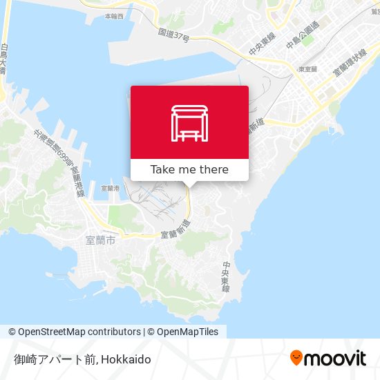 御崎アパート前 map