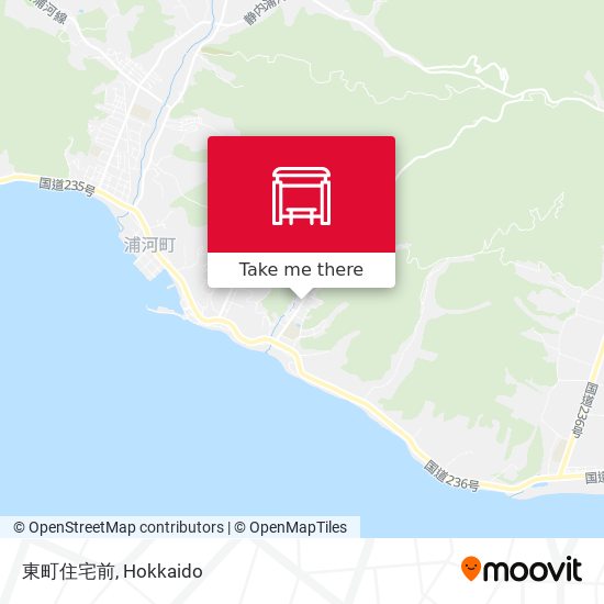 東町住宅前 map