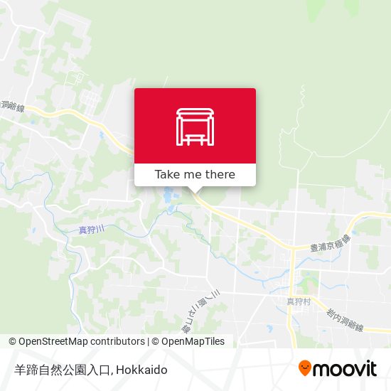 羊蹄自然公園入口 map