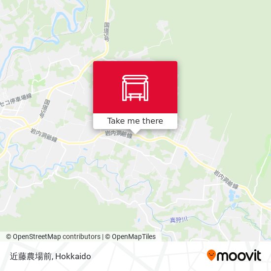 近藤農場前 map