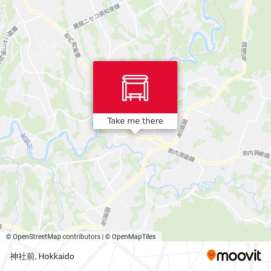 神社前 map