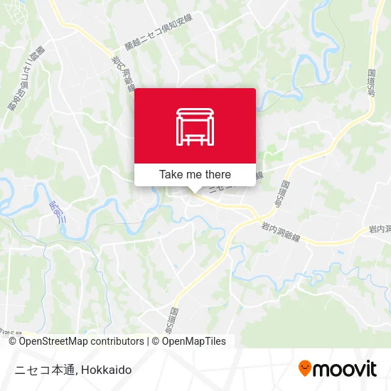 ニセコ本通 map