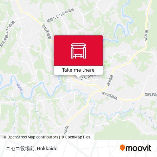 ニセコ役場前 map