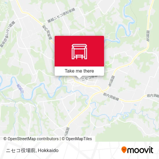 ニセコ役場前 map