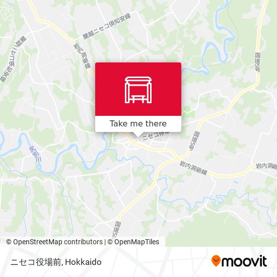 ニセコ役場前 map