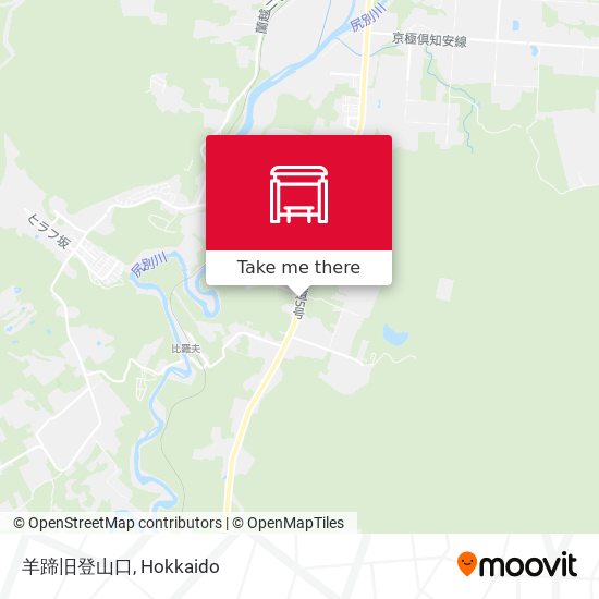 羊蹄旧登山口 map
