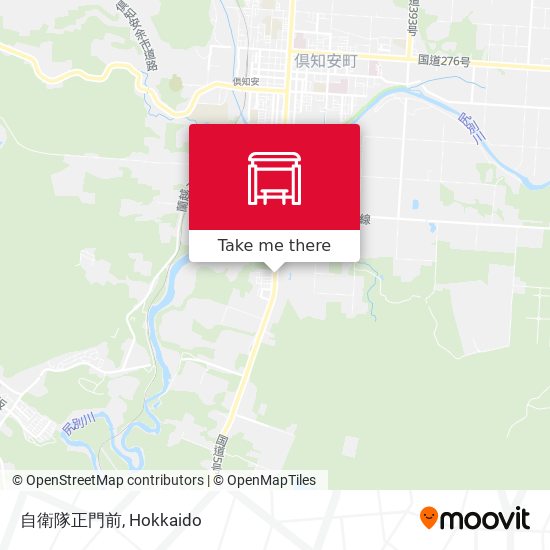 自衛隊正門前 map