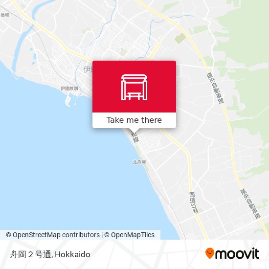 舟岡２号通 map