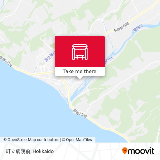 町立病院前 map