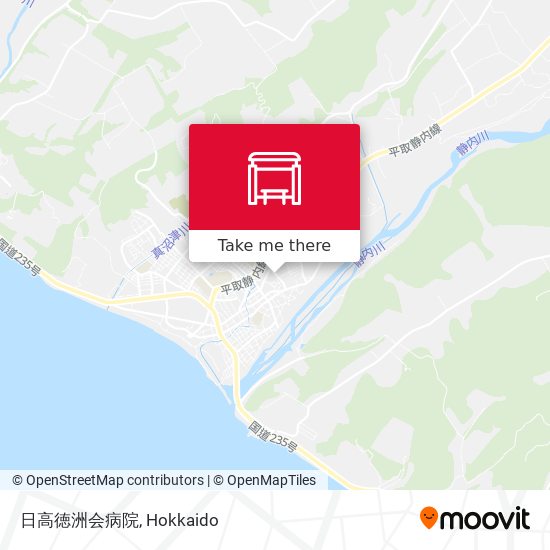 日高徳洲会病院 map
