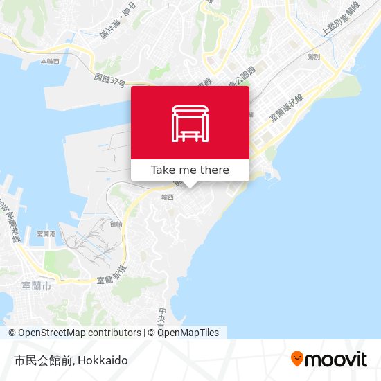 市民会館前 map