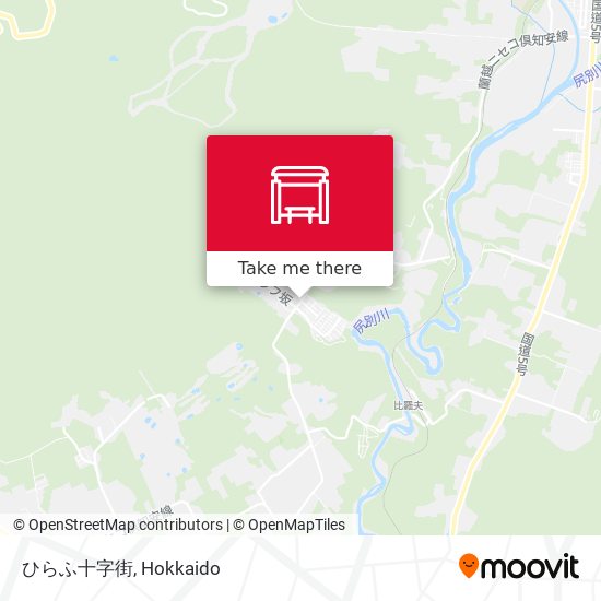 ひらふ十字街 map