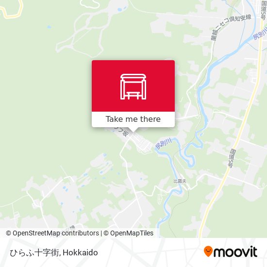 ひらふ十字街 map