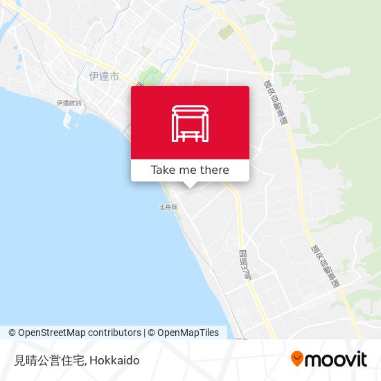 見晴公営住宅 map