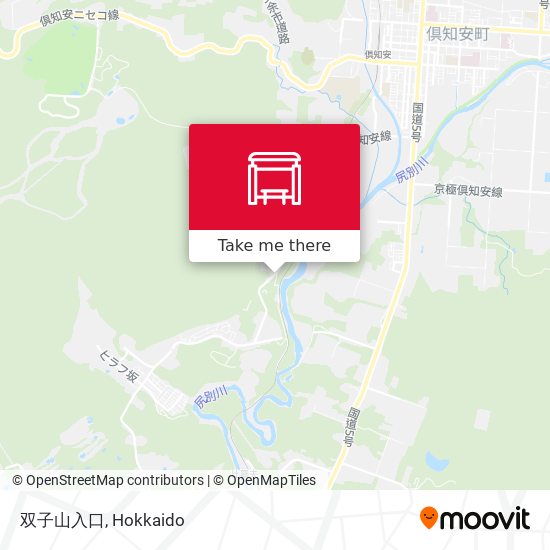 双子山入口 map