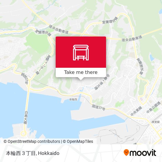 本輪西３丁目 map