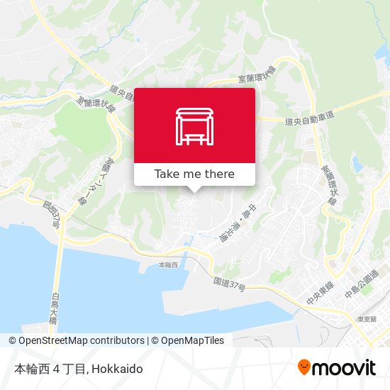 本輪西４丁目 map