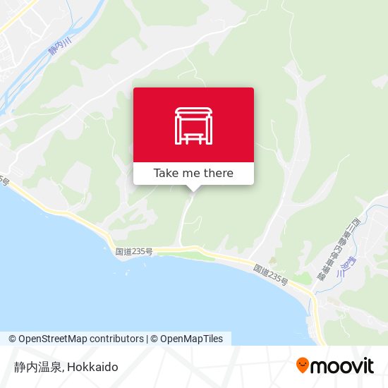 静内温泉 map