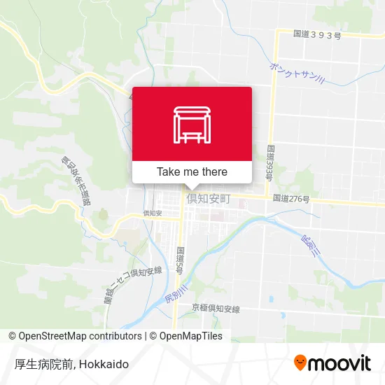 厚生病院前 map