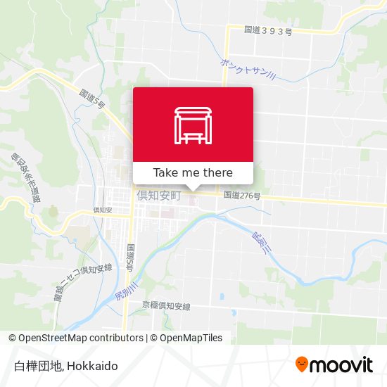 白樺団地 map