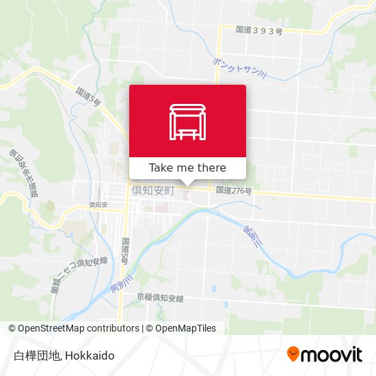 白樺団地 map