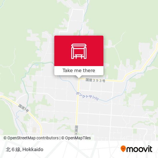 北６線 map