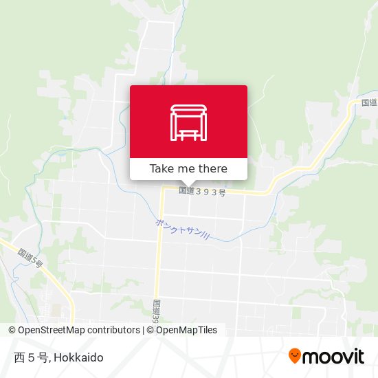 西５号 map