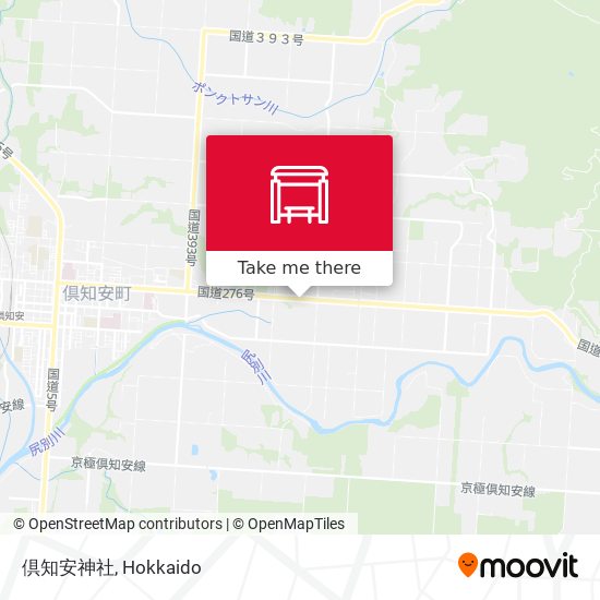 倶知安神社 map
